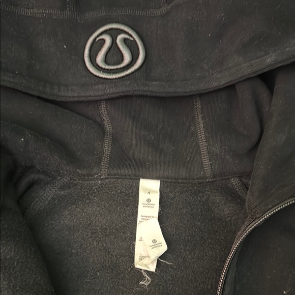 Women's Black Hoodie Jacket - Picture 2 of 7